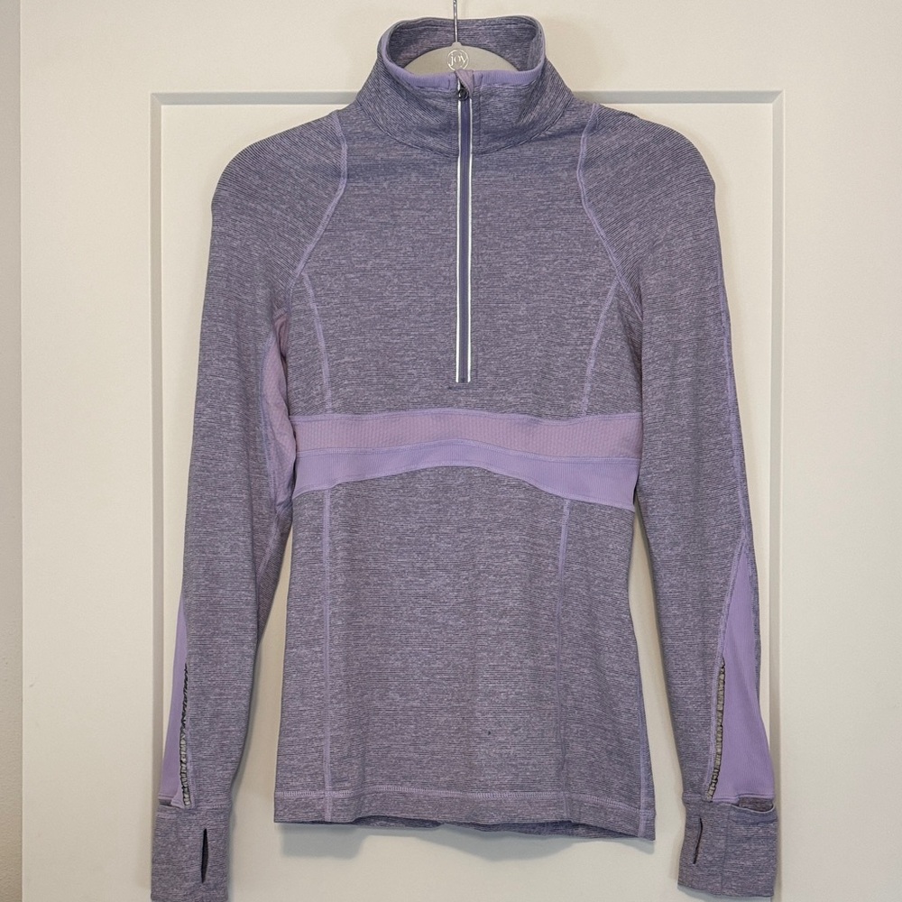 Lululemon Athletica Lavender Half-Zip Pullover